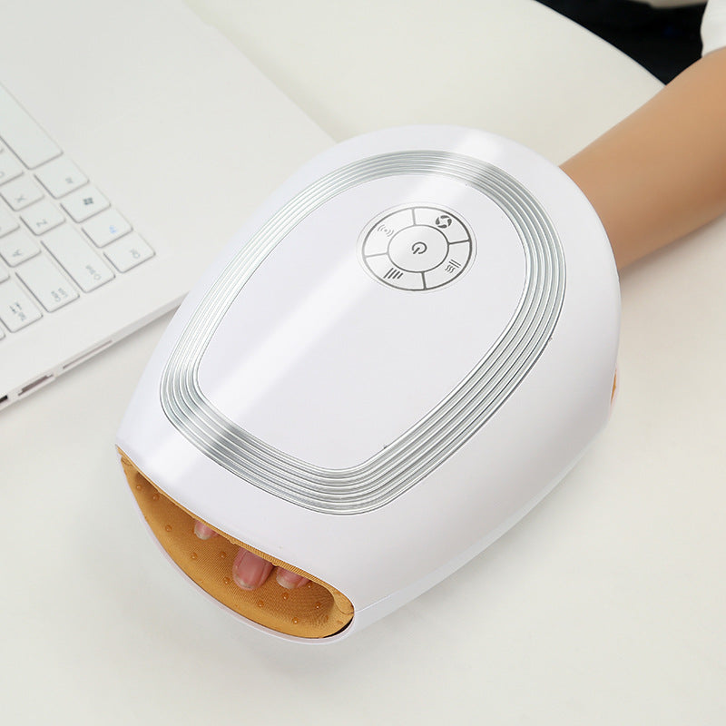 Electric Airbag Hand Massager Heating Application Palm Finger Joint Physiotherapy Massage Instrument.